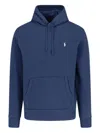 Polo Ralph Lauren Hooded Sweatshirt Kangaroo Pocket In Blue