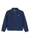 Polo Ralph Lauren Navy Blue Cotton Zipped Jacket