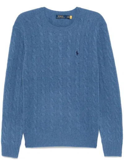 Polo Ralph Lauren Polo Pony Jumper In Blue