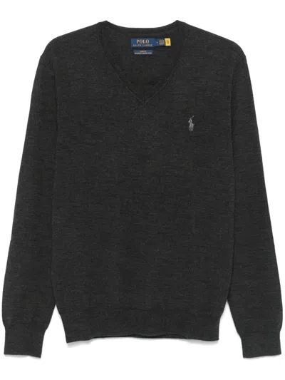 Polo Ralph Lauren Polo Pony Jumper In Grey
