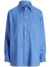 Polo Ralph Lauren Chemise En Lin In Blau