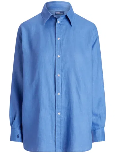 POLO RALPH LAUREN POLO PONY LINEN SHIRT