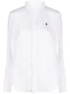 Polo Ralph Lauren Relaxed Fit Linen Shirt In White