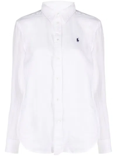 POLO RALPH LAUREN POLO PONY LINEN SHIRT