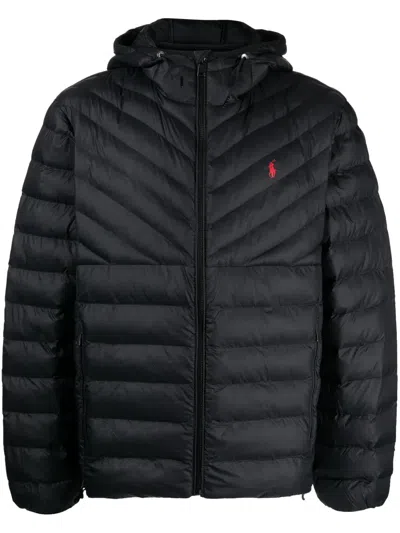 Polo Ralph Lauren Polo Pony-logo Padded Jacket In Black