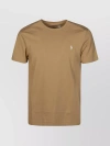 Polo Ralph Lauren Girocollo Mc Logo Ricamato In Brown
