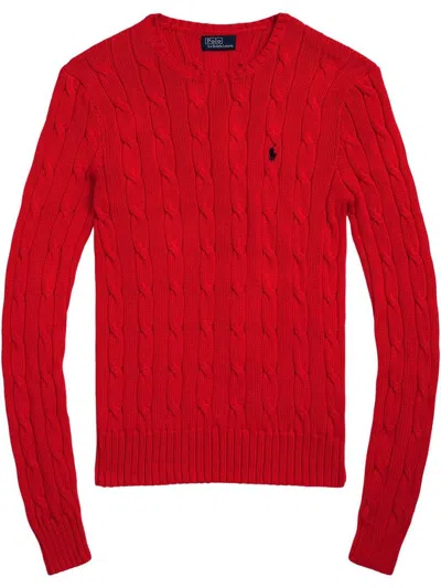 POLO RALPH LAUREN POLO PONY MOTIF CABLE KNIT JUMPER