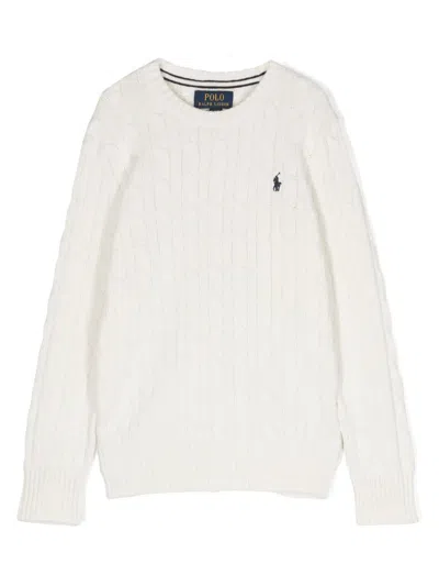 POLO RALPH LAUREN POLO-PONY-MOTIF COTTON JUMPER
