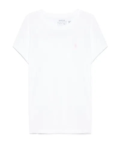 Polo Ralph Lauren Kids' Polo Pony-motif Cotton T-shirt In White