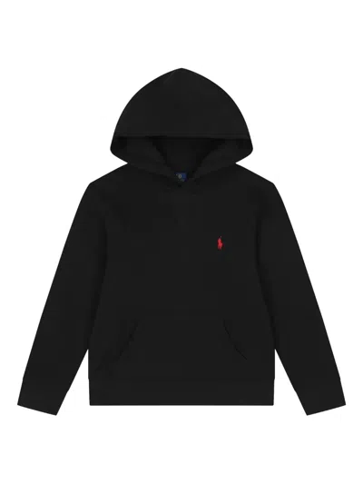 Polo Ralph Lauren Polo Pony-motif Hoodie In Black
