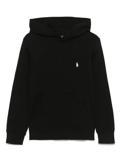 Polo Ralph Lauren Kids' Polo Pony-motif Hoodie In Black