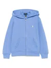 Polo Ralph Lauren Polo Pony-motif Hoodie In Blue