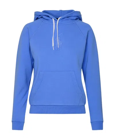 Polo Ralph Lauren Polo Pony Motif Hoodie In Blue