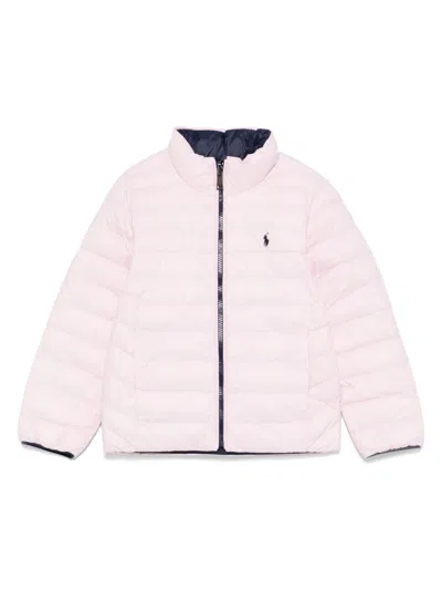 Polo Ralph Lauren Kids' Polo-pony-motif Jacket In Pink