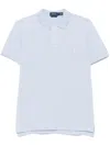 Polo Ralph Lauren Polo-pony-motif Polo Shirt In Blue
