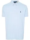 Polo Ralph Lauren New Custom Slim Polo Shirt In Blue