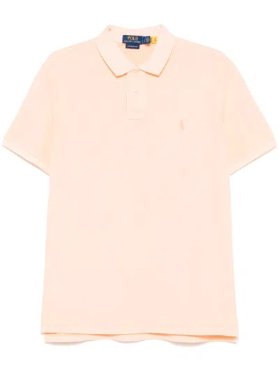 Polo Ralph Lauren Polo-pony-motif Polo Shirt In Orange