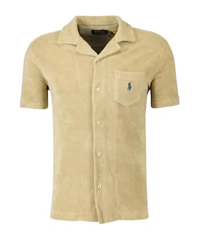 Polo Ralph Lauren Polo-pony-motif Shirt In Nude