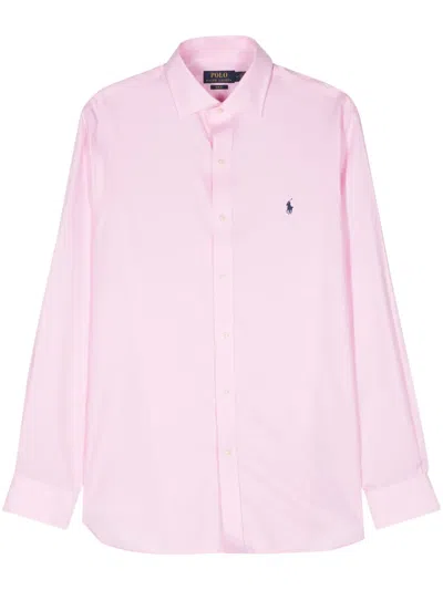 Polo Ralph Lauren Polo Pony-motif Shirt In Pink