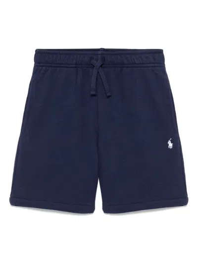 Polo Ralph Lauren Kids' Cotton Jersey Shorts In Blue