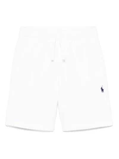 Polo Ralph Lauren Kids' Polo-pony-motif Shorts In White