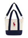 Polo Ralph Lauren Polo Pony-motif Shoulder Bag In Neutrals
