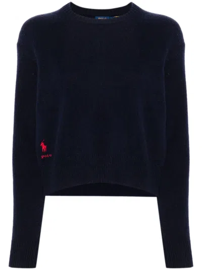 Polo Ralph Lauren Polo Pony-motif Sweater In Blue