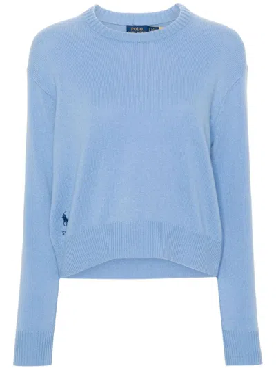 Polo Ralph Lauren Polo Pony-motif Sweater In Blue