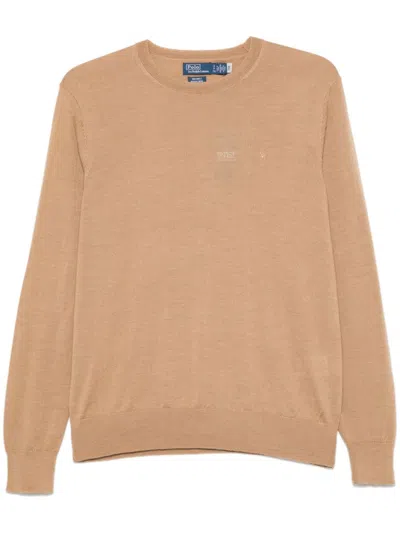 Polo Ralph Lauren Pullover Mit Polo Pony In Braun