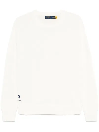 Polo Ralph Lauren Pullover Mit Polo Pony In Weiss