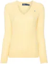 Polo Ralph Lauren Polo Pony-motif Sweater In Yellow