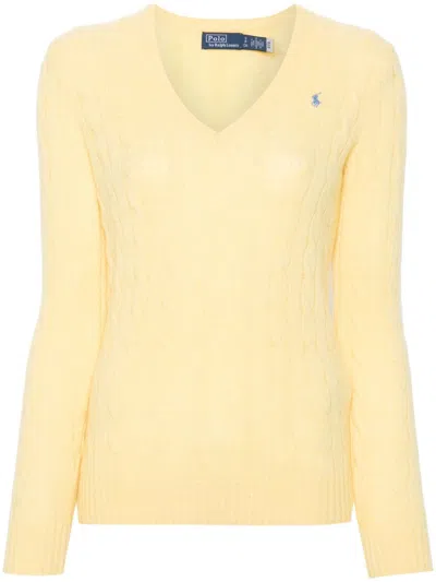 Polo Ralph Lauren Polo Pony-motif Sweater In Yellow