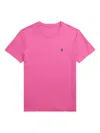 Polo Ralph Lauren Custom Slim Fit Jersey T-shirt Clothing In Pink