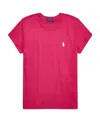 Polo Ralph Lauren Woman T-shirt Fuchsia Size Xl Cotton In Pink