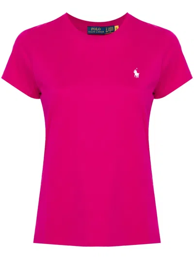 Polo Ralph Lauren Polo Pony-motif T-shirt In Pink