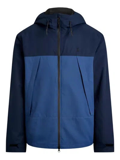 Polo Ralph Lauren Polo-pony-motif Windbreaker In Blue