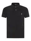 Polo Ralph Lauren Cotton Mesh Custom-fit Polo Shirt In Black