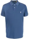 Polo Ralph Lauren Short Sleeve Cotton Polo Shirt In Blue