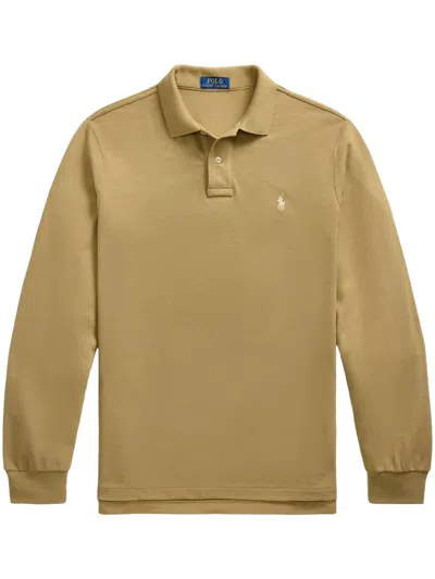 Polo Ralph Lauren Polo Pony Polo Shirt In Brown