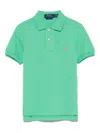 Polo Ralph Lauren Slim Fit Cotton Mesh Polo Shirt In Green