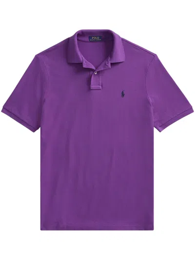 Polo Ralph Lauren Piquet Polo Shirt Straight Fit Short Sleeves In Multi