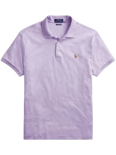 Polo Ralph Lauren Men's Big & Tall Classic Fit Soft Cotton Polo In Pastel Purple Heather