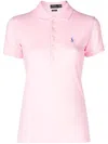 Polo Ralph Lauren 'julie' Pink Polo Shirt With Classic Collar And Pony Embroidery On The Front In Rosa