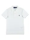 Polo Ralph Lauren White Polo Shirt For Kids With Pony Logo In White