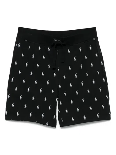 Polo Ralph Lauren Polo Pony-print Boxers In Black