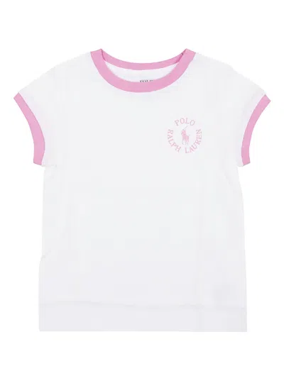Polo Ralph Lauren Kids' Polo Pony-print T-shirt In White