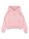 Polo Ralph Lauren Polo Pony Raglan-sleeves Cotton Hoodie In Pink