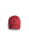 Polo Ralph Lauren Cotton Chino Ball Cap In Red