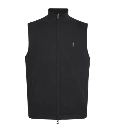 Polo Ralph Lauren Polo Pony Reversible Gilet In Animal Print