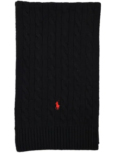 POLO RALPH LAUREN CABLE-KNIT SCARF